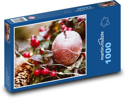 Dekoracje świąteczne - Puzzle 1000 elementów, rozmiar 60x46 cm