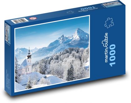 Příroda v zimě - puzzle 1000 dílků