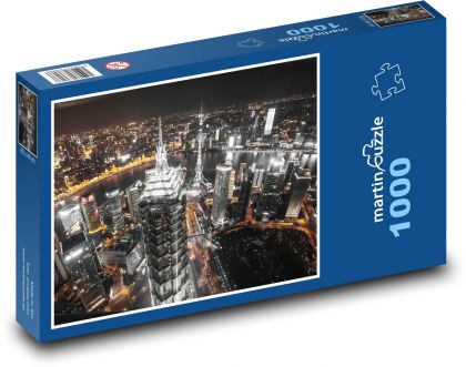Šanghaj - město - puzzle 1000 dílků