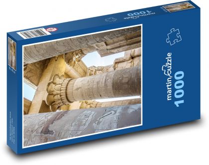 Świątynia - Egipt - Puzzle 1000 elementów, rozmiar 60x46 cm