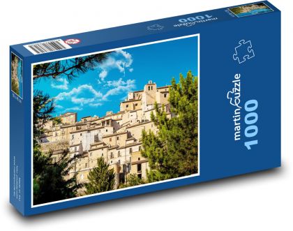 Włochy - zabytkowy dom - Puzzle 1000 elementów, rozmiar 60x46 cm