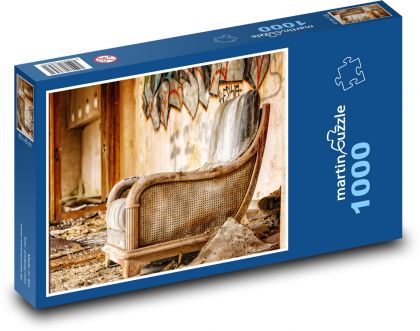 Old Armchair - Puzzle 1000 pieces, size 60x46 cm 