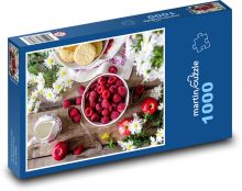Himbeeren Puzzle 1000 Teile - 60 x 46 cm