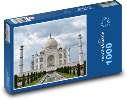 Taj Mahal - Agra, Indie - Puzzle 1000 elementów, rozmiar 60x46 cm