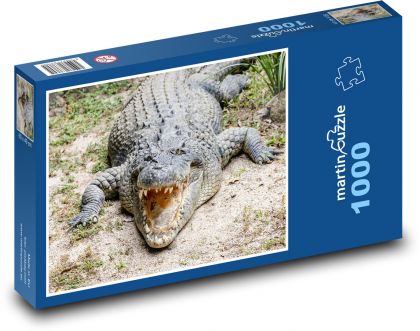 Krokodíl. - Puzzle 1000 dielikov, rozmer 60x46 cm