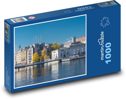 Ženeva, Švajčiarsko - Puzzle 1000 dielikov, rozmer 60x46 cm