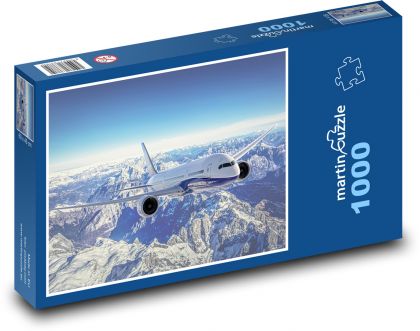 Hory - Letadlo - puzzle 1000 dílků