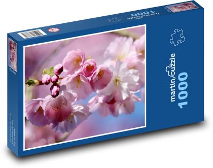 Kwiaty wiśni - Puzzle 1000 elementów, rozmiar 60x46 cm