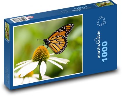 Schmetterling auf einer Blume - Puzzle - 1000 Teile