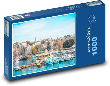 Antalya - lodě - puzzle 1000 dílků