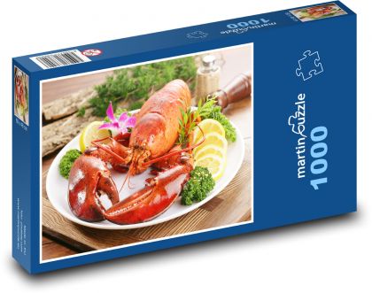 Lobster - Seafood - Puzzle 1000 pieces, size 60x46 cm 