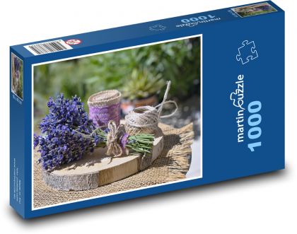 Dried lavender - Puzzle 1000 pieces, size 60x46 cm 
