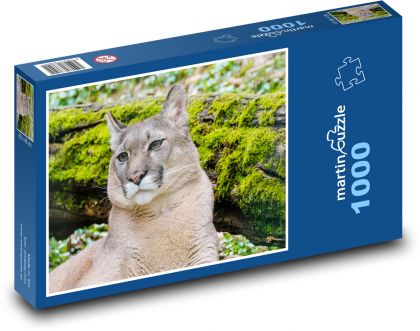 Džungľová šelma. - Puzzle 1000 dielikov, rozmer 60x46 cm