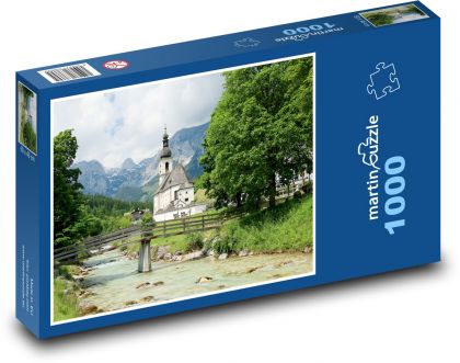 Německo - kostel svatého Sebastiána - puzzle 1000 dílků