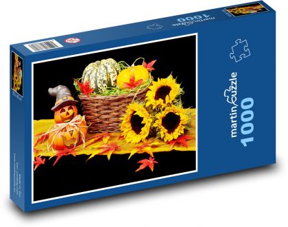 Podzimní dekorace - puzzle 1000 dílků