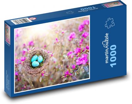 Vtáčie hniezdo - Puzzle 1000 dielikov, rozmer 60x46 cm