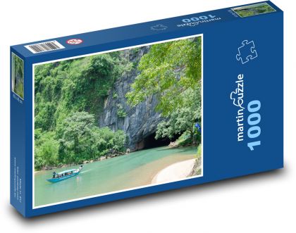 Jeskyně Phong Nha - Vietnam - puzzle 1000 dílků