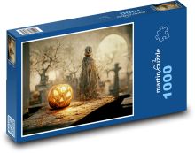 Kürbis - Geist Puzzle 1000 Teile - 60 x 46 cm