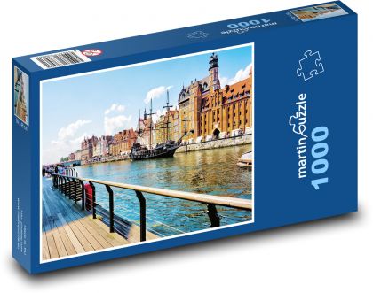 Gdansk - Poľsko - Puzzle 1000 dielikov, rozmer 60x46 cm
