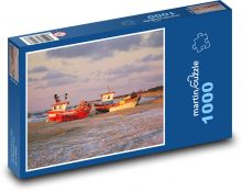 Fishing boats - port Puzzle 1000 pieces - 60 x 46 cm 