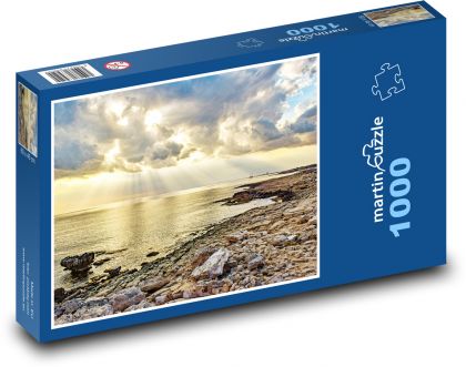 More - skalnaté pobrežie - Puzzle 1000 dielikov, rozmer 60x46 cm