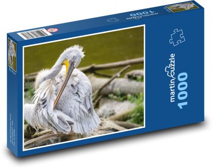 Pelikán - vták - Puzzle 1000 dielikov, rozmer 60x46 cm