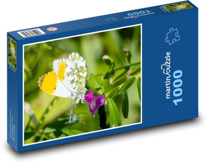 Žlutý motýl - puzzle 1000 dílků