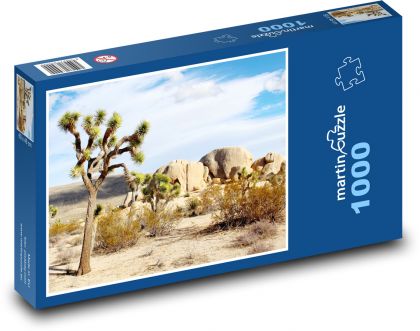 Národný park Joshua Tree - Kalifornia - Puzzle 1000 dielikov, rozmer 60x46 cm