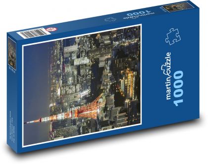 Tokio, Japonsko. - Puzzle 1000 dielikov, rozmer 60x46 cm