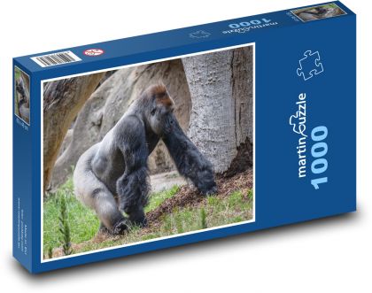 Gorila nížinná - Puzzle 1000 dielikov, rozmer 60x46 cm