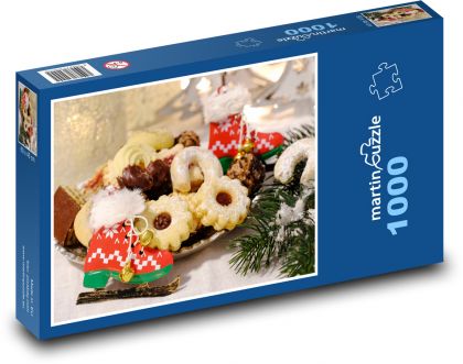 Christmas cookie - Puzzle 1000 pieces, size 60x46 cm 