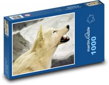 Arctic wolf Puzzle 1000 pieces - 60 x 46 cm 