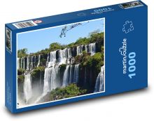 Vodopád - řeka Puzzle 1000 dílků - 60 x 46 cm