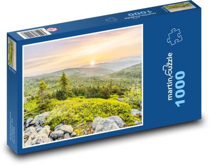 Bayerischer Wald - Sonnenaufgang - Puzzle - 1000 Teile