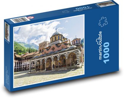 Rila - kláštor, Bulharsko - Puzzle 1000 dielikov, rozmer 60x46 cm