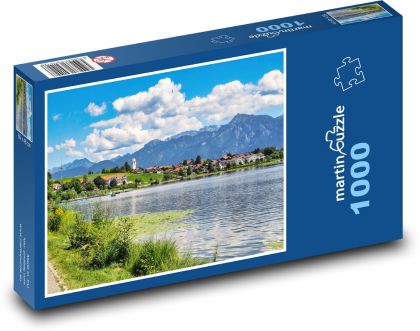 Lake Allgäu - Puzzle 1000 pieces, size 60x46 cm 