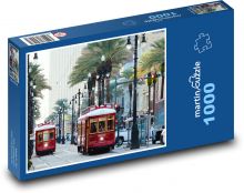 Nowy Orlean - tramwaj Puzzle 1000 elementów - 60x46 cm