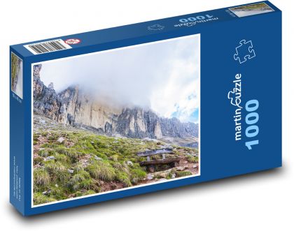 Dolomity - Južné Tirolsko - Puzzle 1000 dielikov, rozmer 60x46 cm