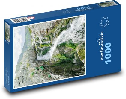 Vodopád - Puzzle 1000 dílků, rozměr 60x46 cm