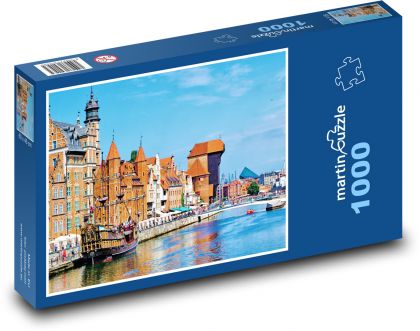 Gdansk - burgher houses - Puzzle 1000 pieces, size 60x46 cm 
