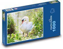 Weißer Schwan Puzzle 1000 Teile - 60 x 46 cm