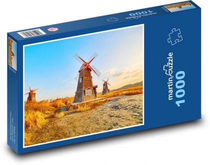Veterný mlyn - Kórea - Puzzle 1000 dielikov, rozmer 60x46 cm