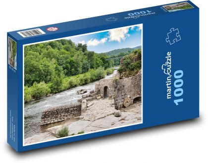 Ruiny - řeka - puzzle 1000 dílků