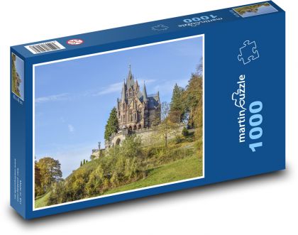 Zamek - Niemcy - Puzzle 1000 elementów, rozmiar 60x46 cm