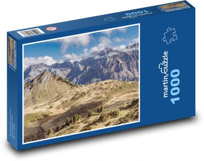 Góry - przyroda - Puzzle 1000 elementów, rozmiar 60x46 cm