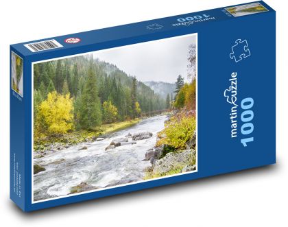 Lochsa - River, Idaho - Puzzle 1000 dielikov, rozmer 60x46 cm