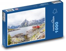 See - Berge, Norwegen Puzzle 1000 Teile - 60 x 46 cm