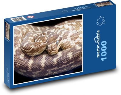 Python - snake - Puzzle 1000 pieces, size 60x46 cm 
