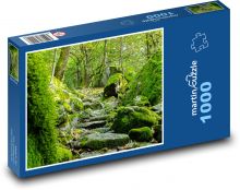 Szlak Ticino - Val Bavona, Szwajcaria Puzzle 1000 elementów - 60x46 cm