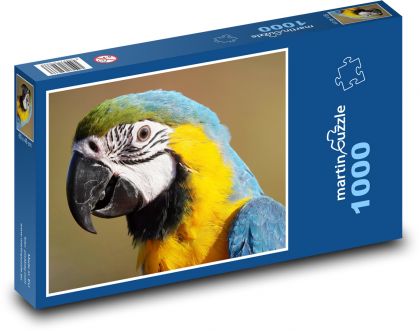 Papoušek - pták - puzzle 1000 dílků